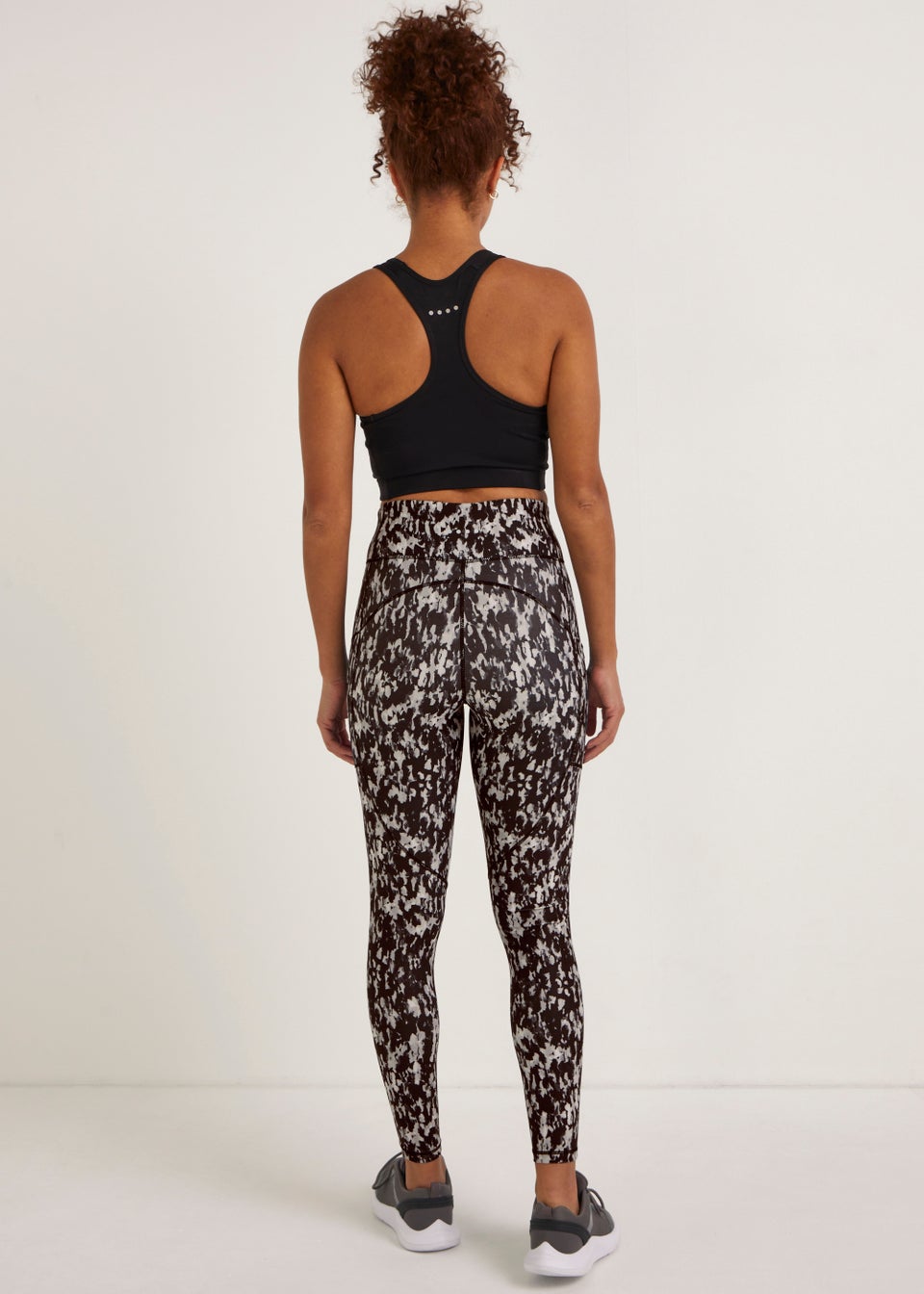 Blue Cropped Denim Look Leggings - Matalan