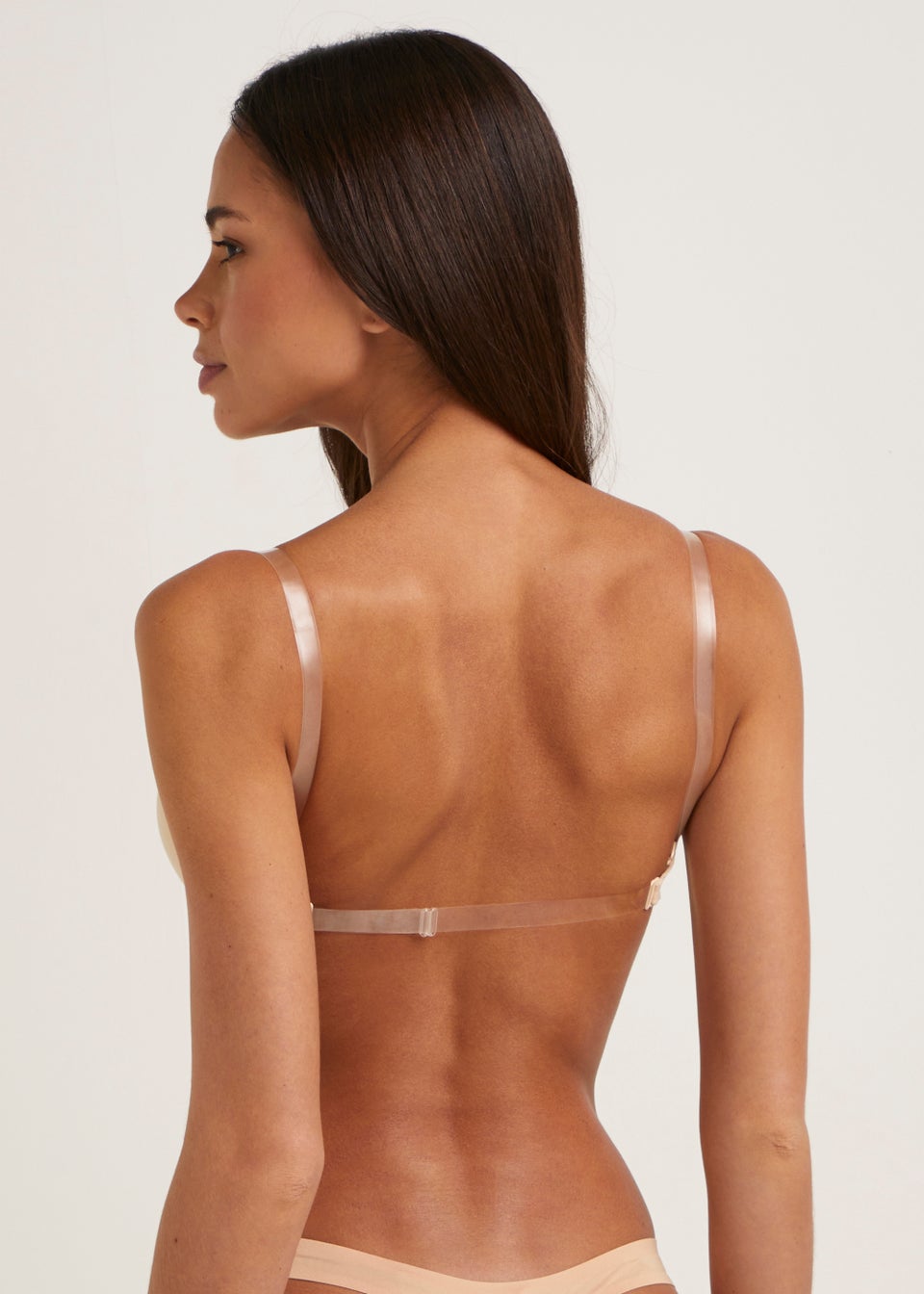 Nude Multiway Clear Strap Bra Matalan