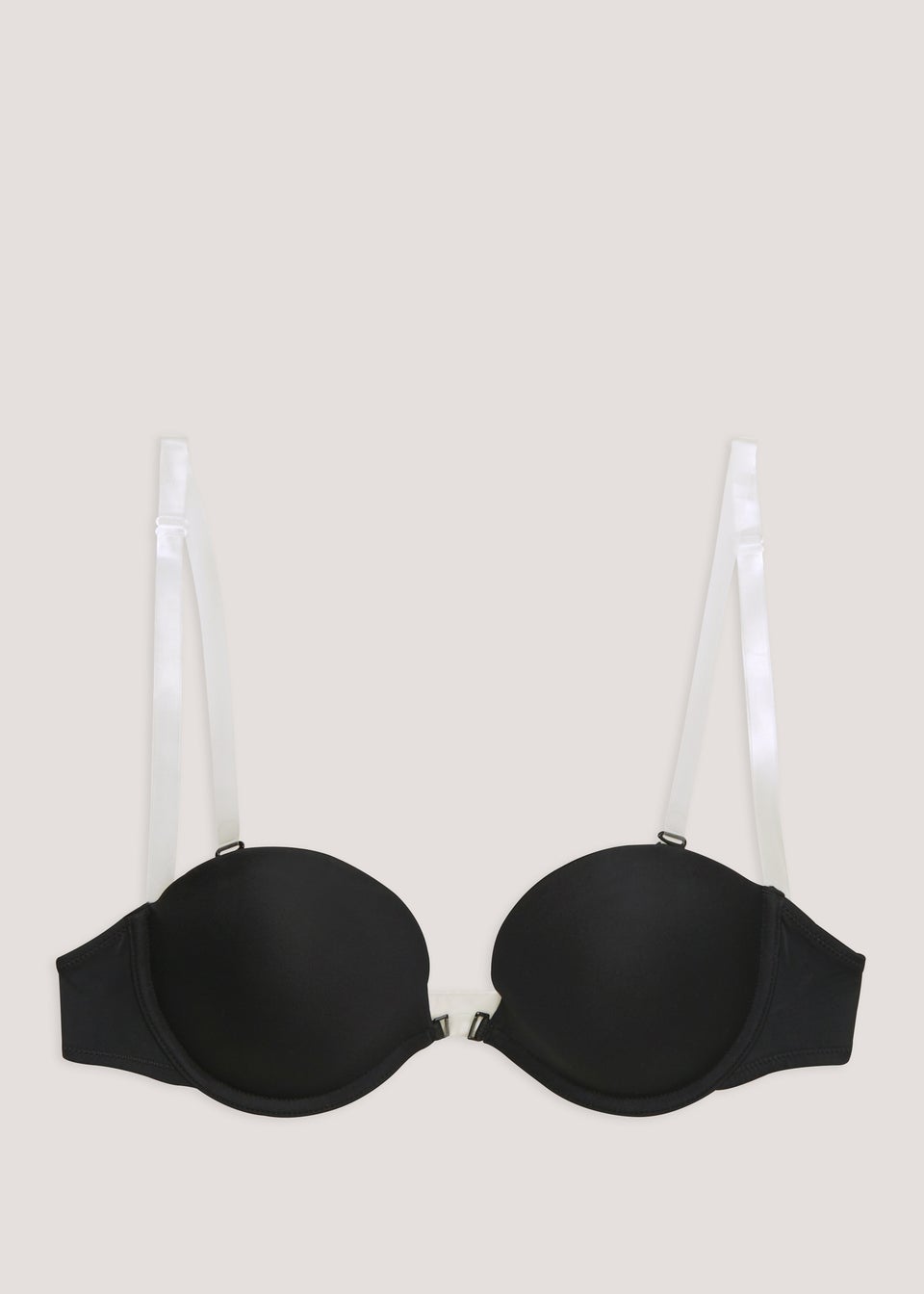Black Multiway Clear Strap Bra