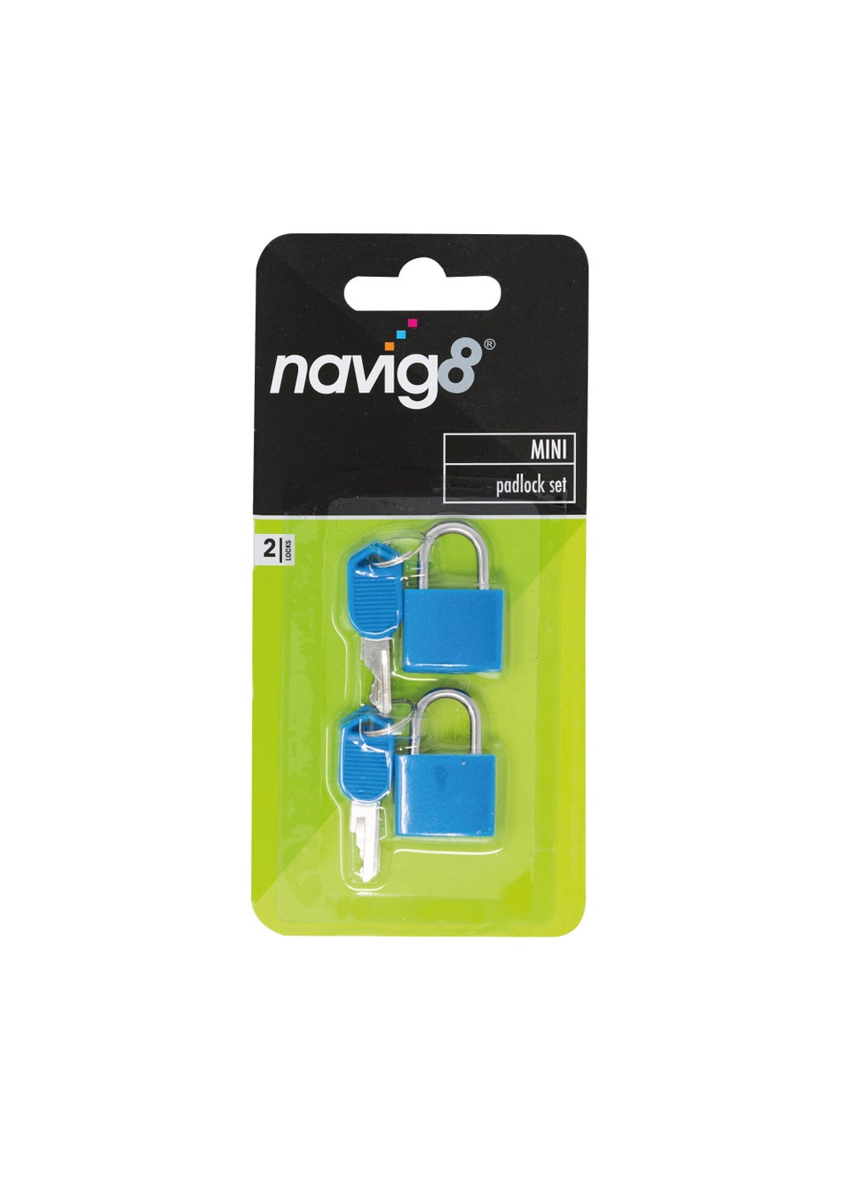 Navig8 Blue Mini Padlock (15.5cm x 7.5cm x 1cm)