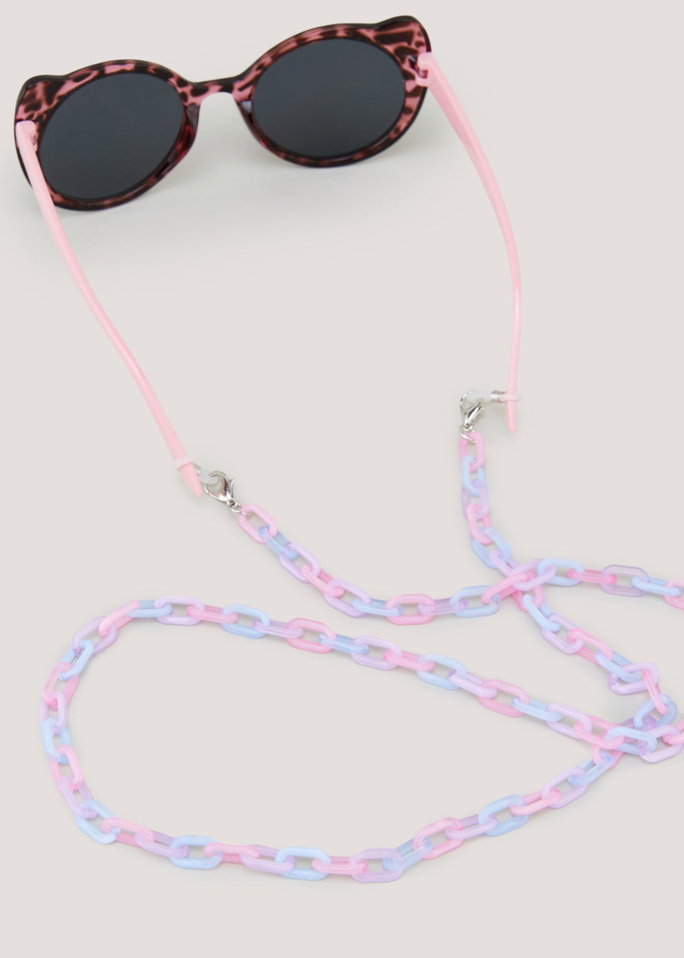 Girls Pastel Sunglasses Chain (3-10yrs)