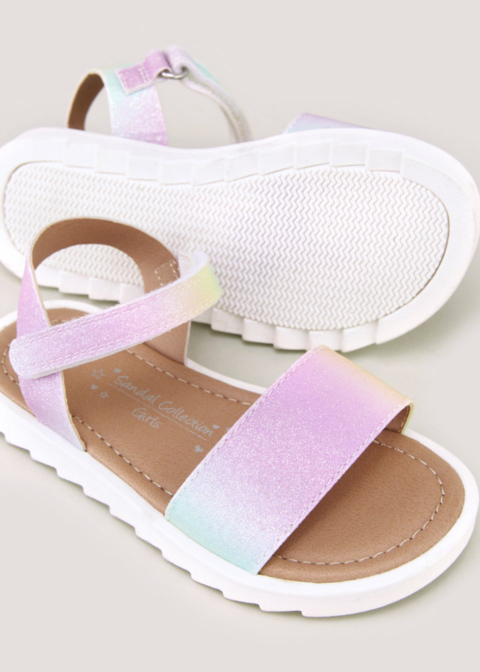 Girls rainbow sandals sale