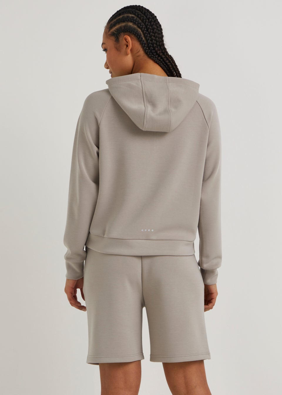 Souluxe Beige Modal Bermuda Sports Shorts