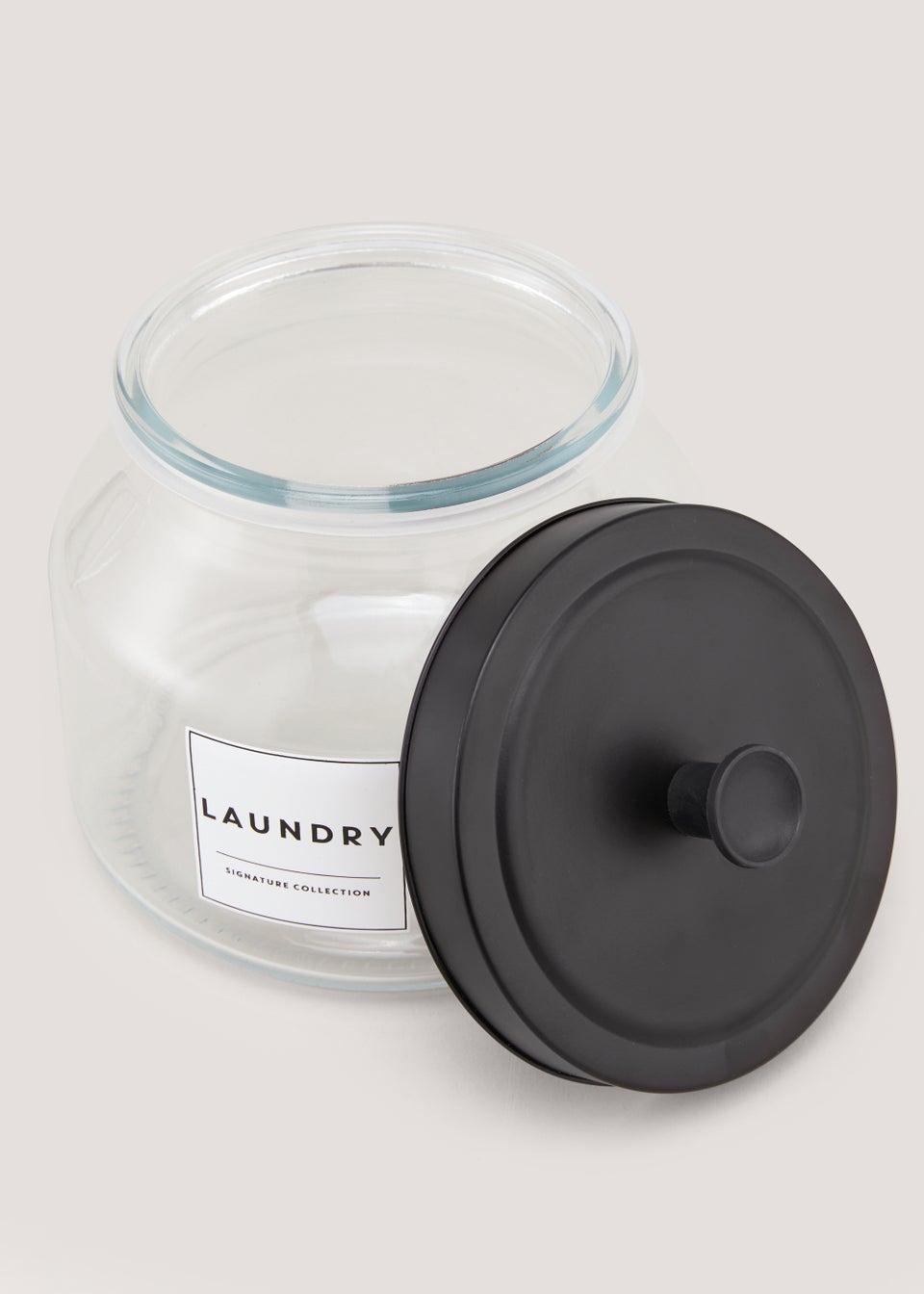 Glass Laundry Pod Jar (15cm x 12.5cm)