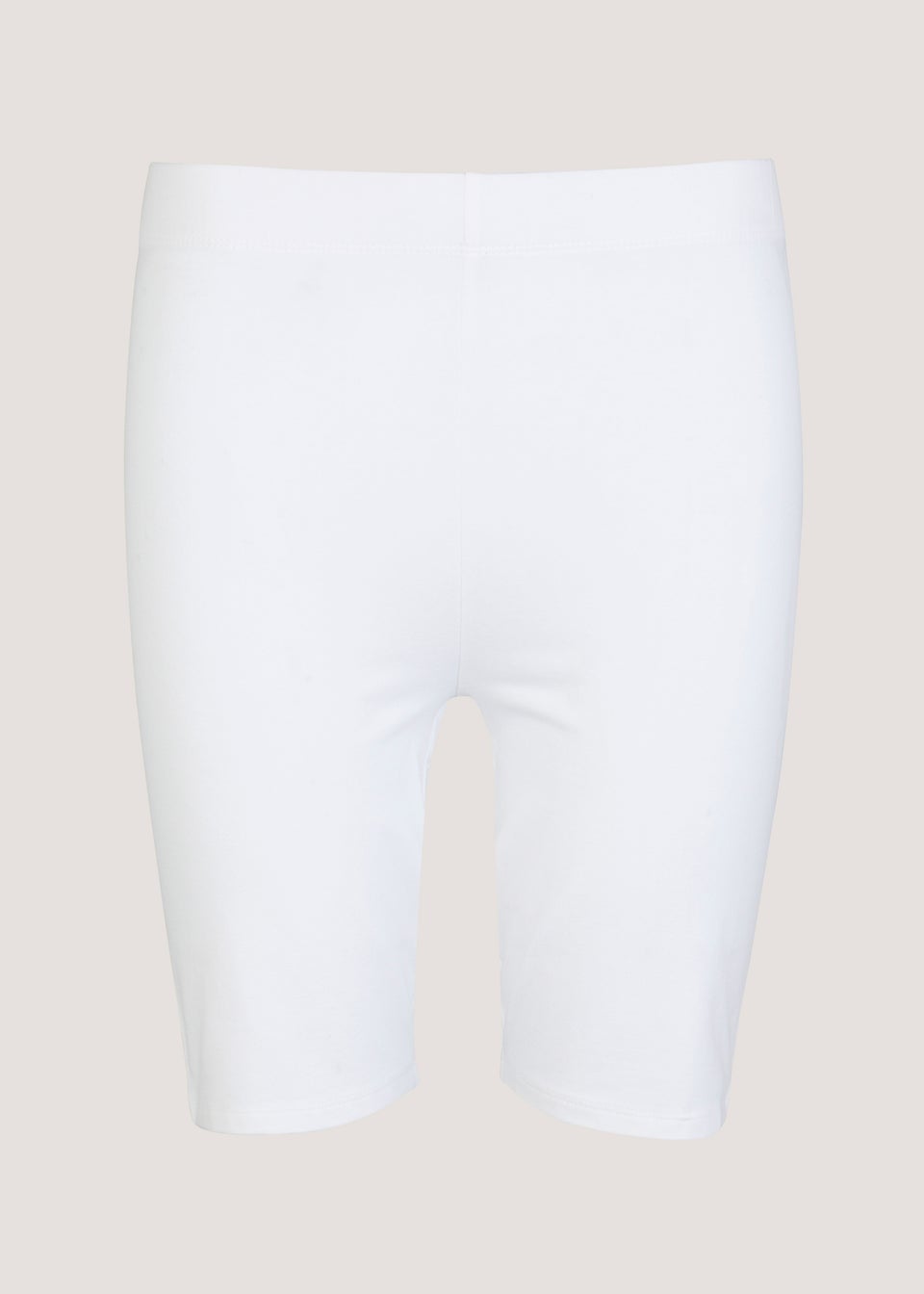 White Cycling Shorts