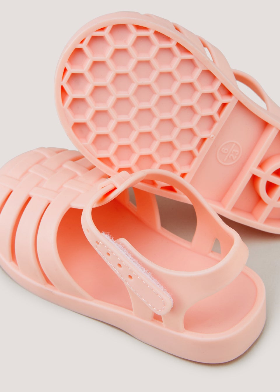 Girls Pink Matt Jelly Sandals Younger 4 12 Matalan