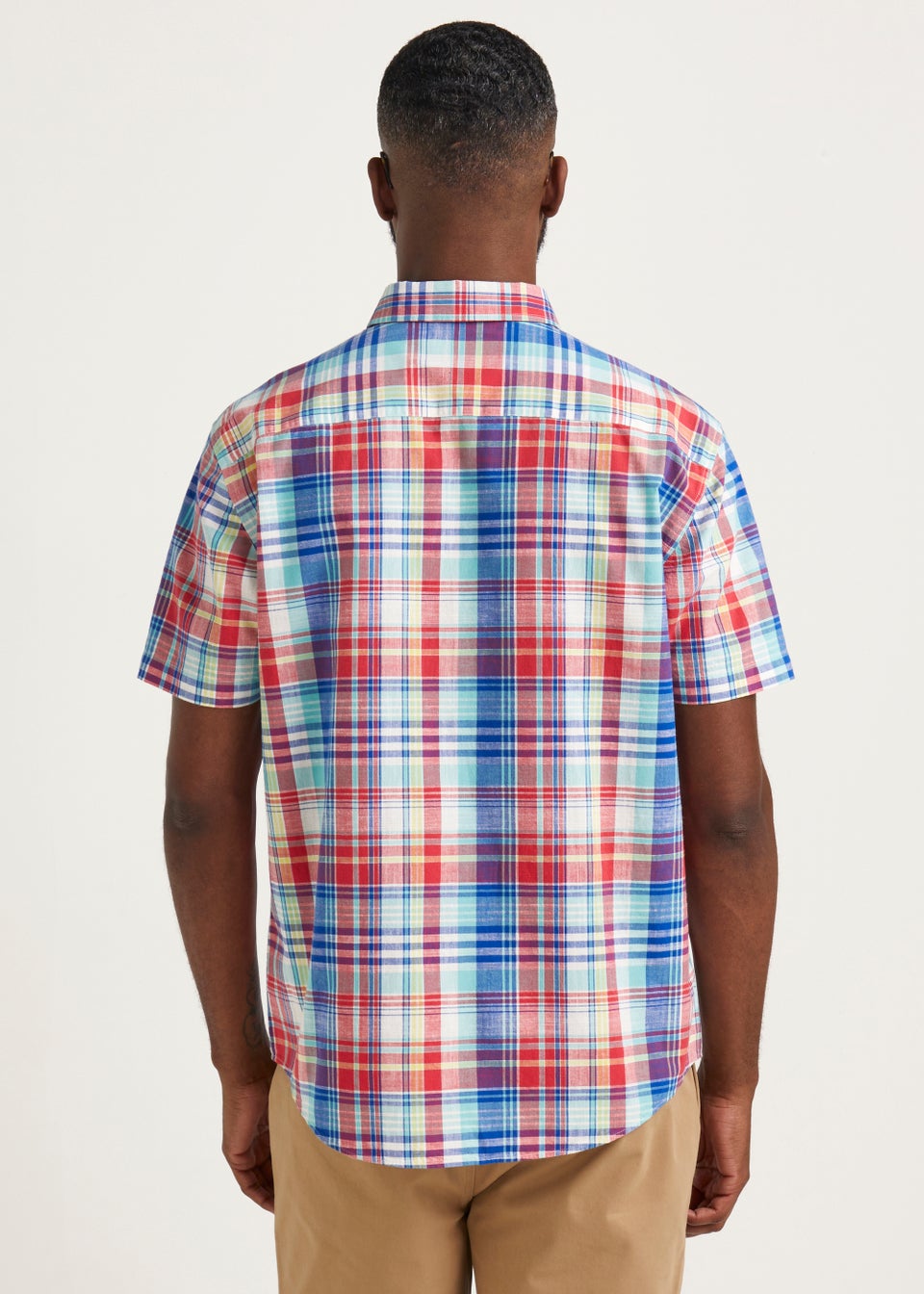 Lincoln Multicoloured Stripe Print Short Sleeve Shirt