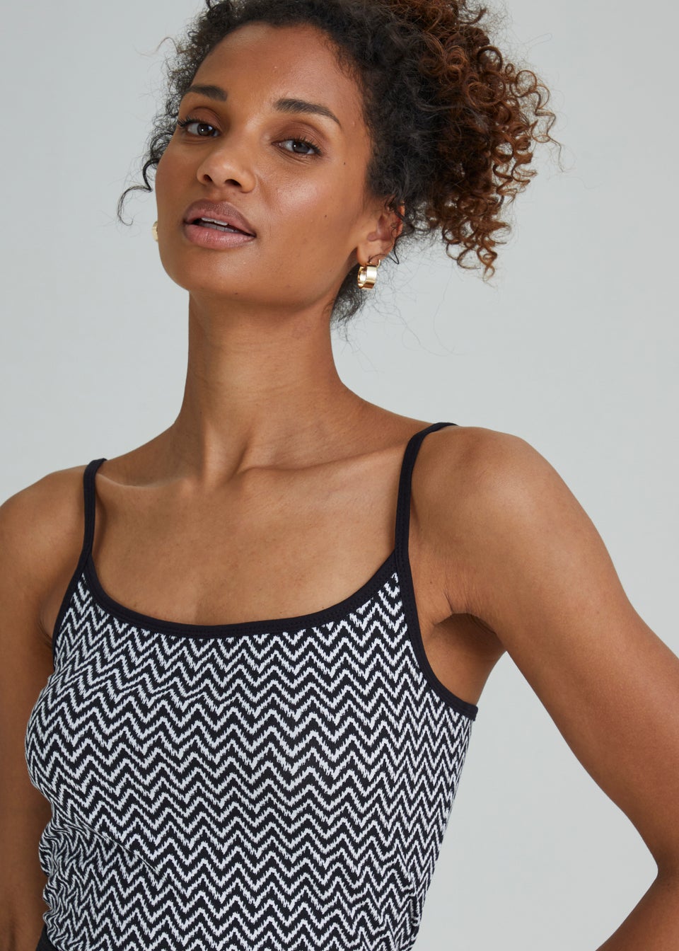 Ivory Zig Zag Essential Cami Top