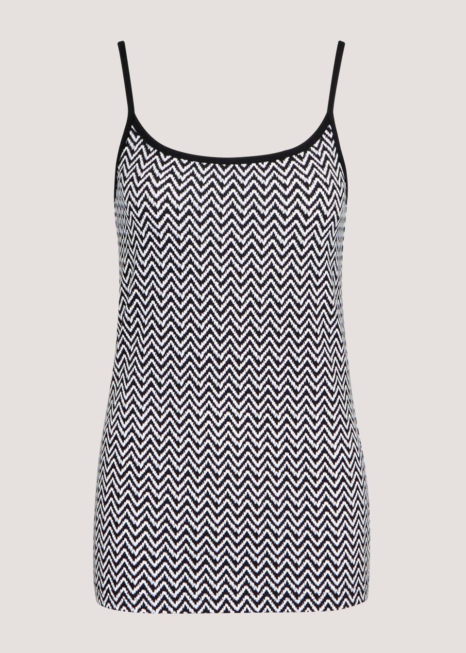 Ivory Zig Zag Essential Cami Top