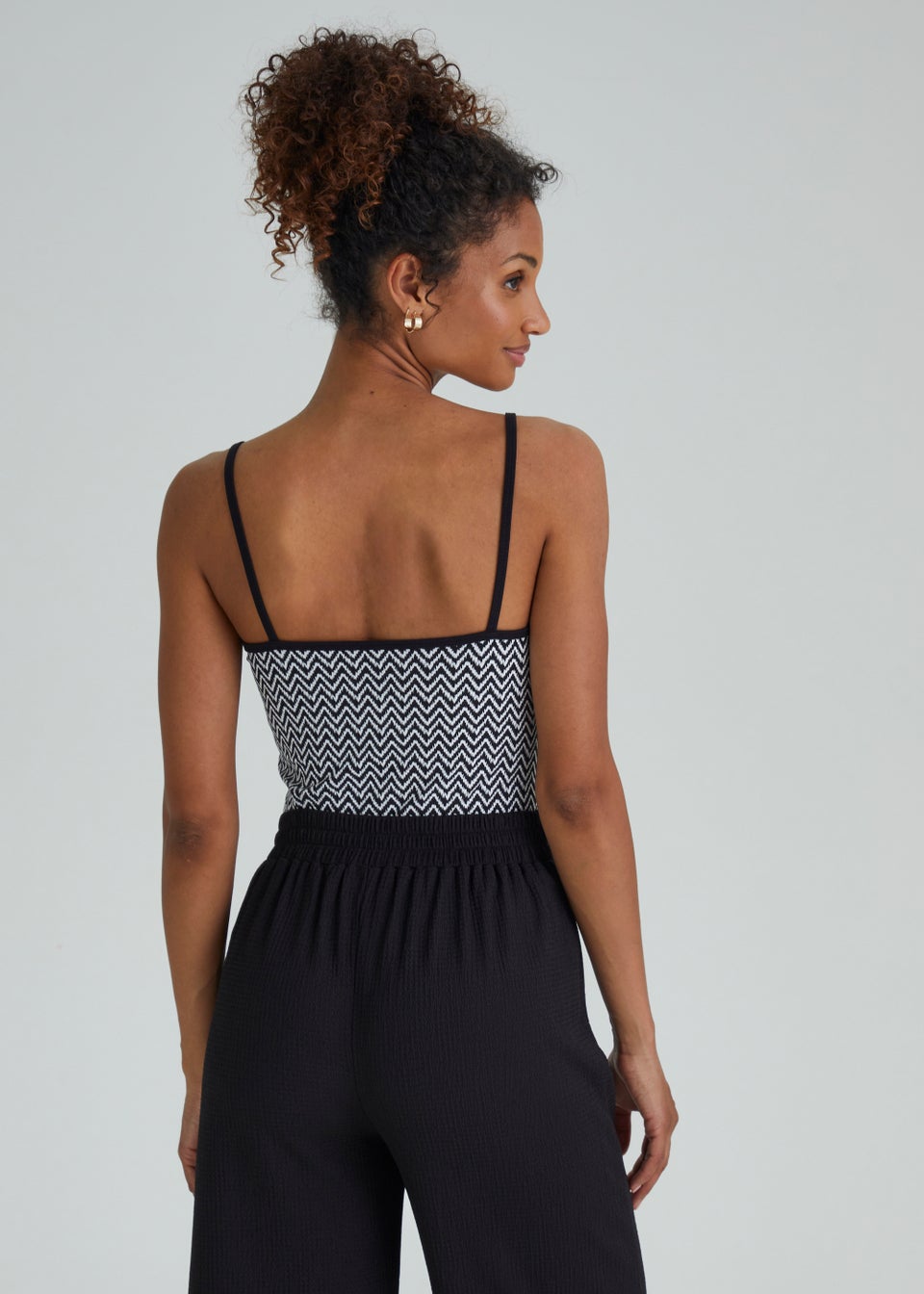 Ivory Zig Zag Essential Cami Top
