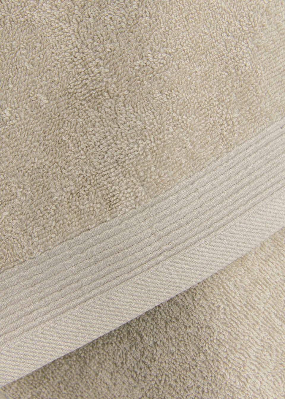 Beige Low Twist 100% Cotton Towels