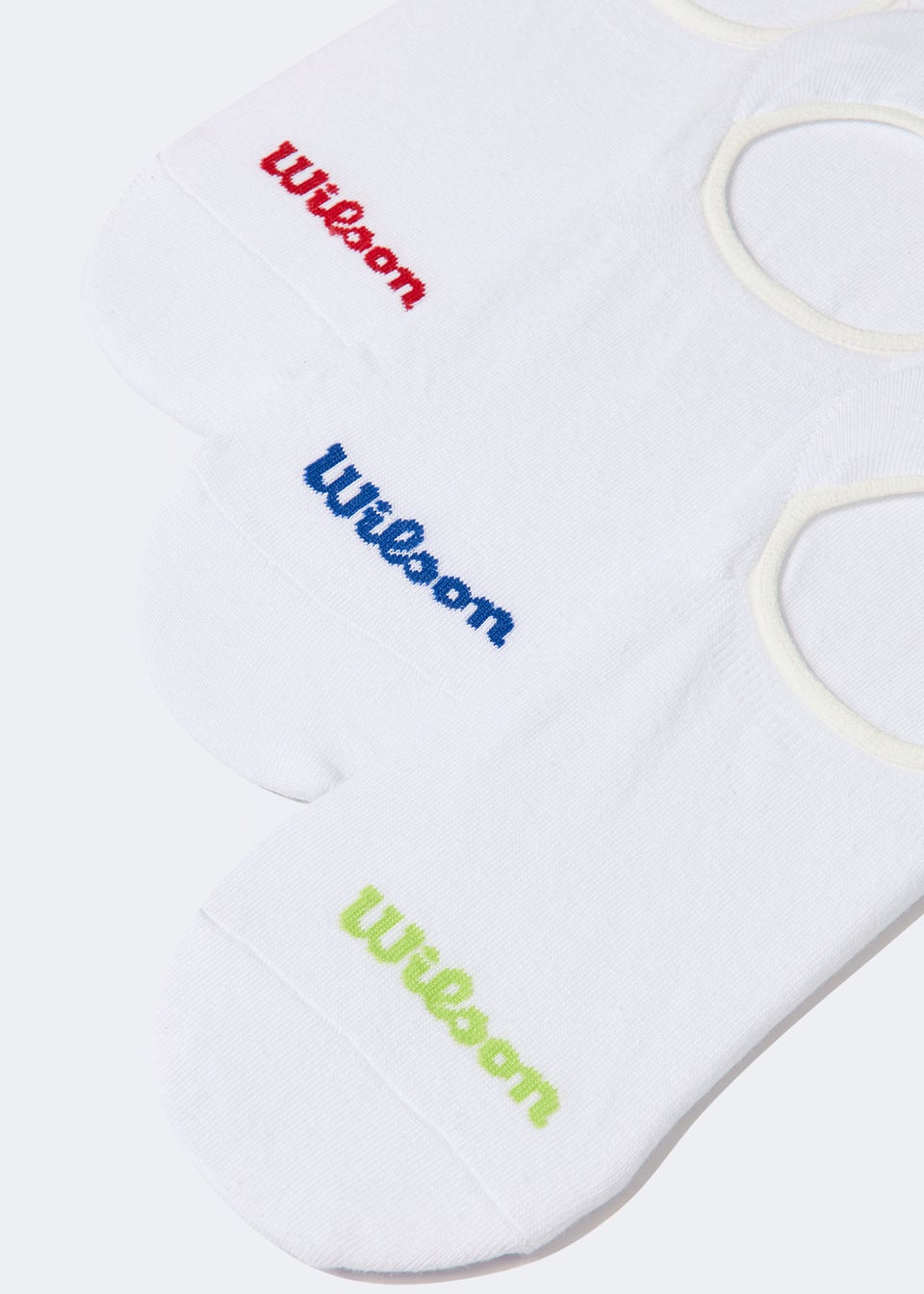 3 Pack Wilson White Invisible Socks