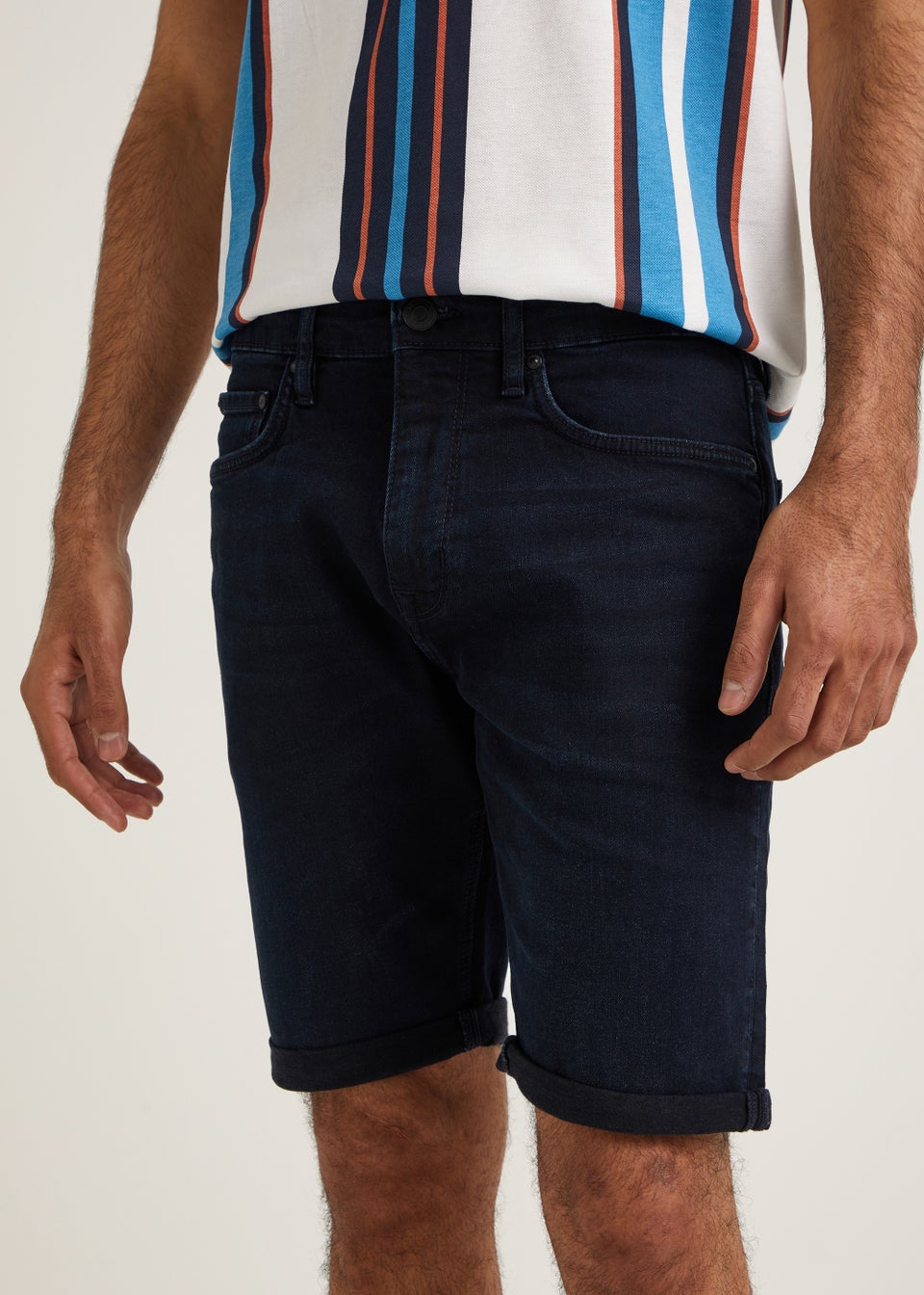 Mens denim shorts matalan top