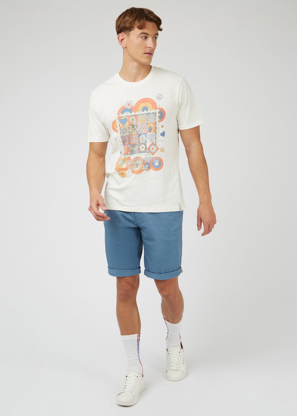 Ben Sherman Ivory 1960s T-Shirt