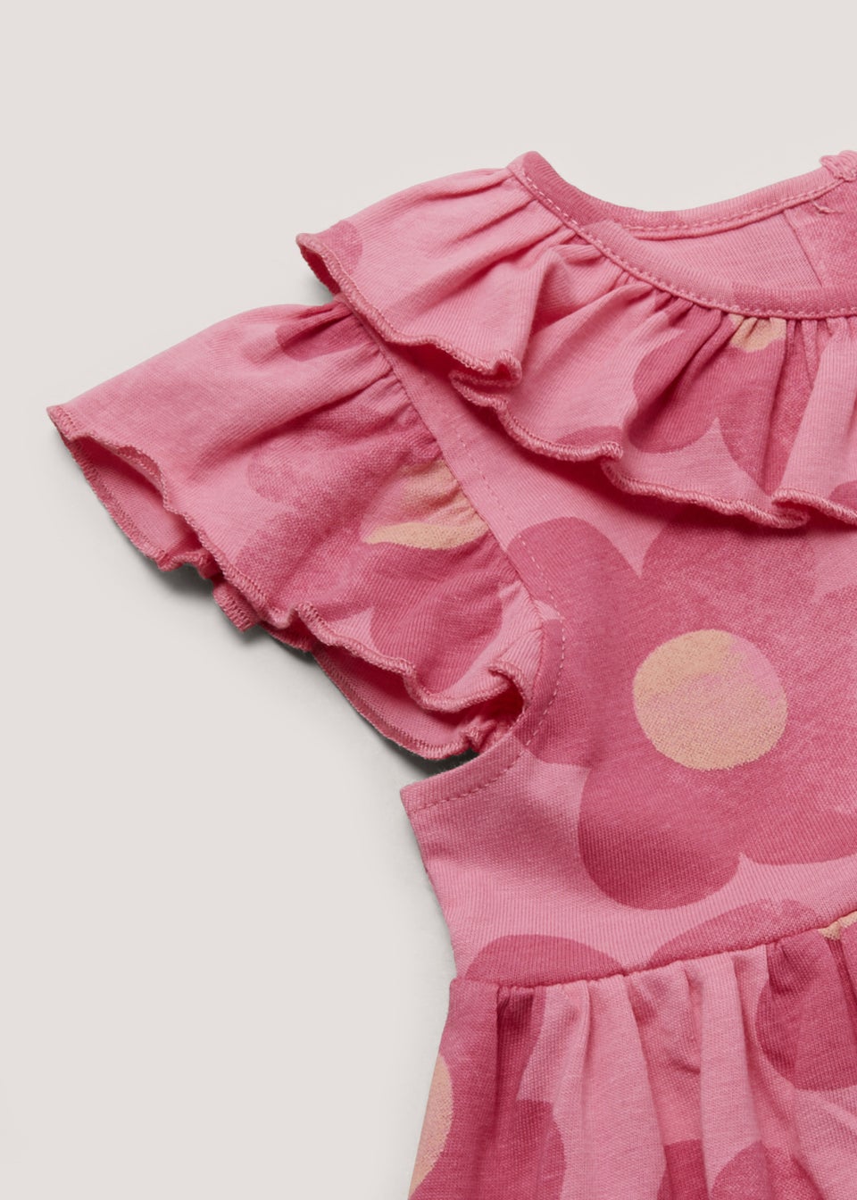 Baby Pink Floral Dress (Newborn-23mths)