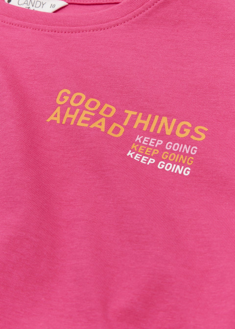 Girls Candy Couture Pink Good Things T-Shirt (9-16yrs)