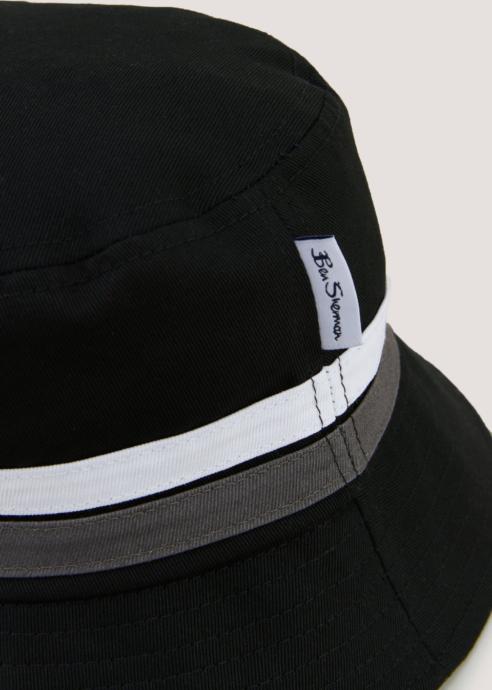 Ben Sherman Black Bucket Hat