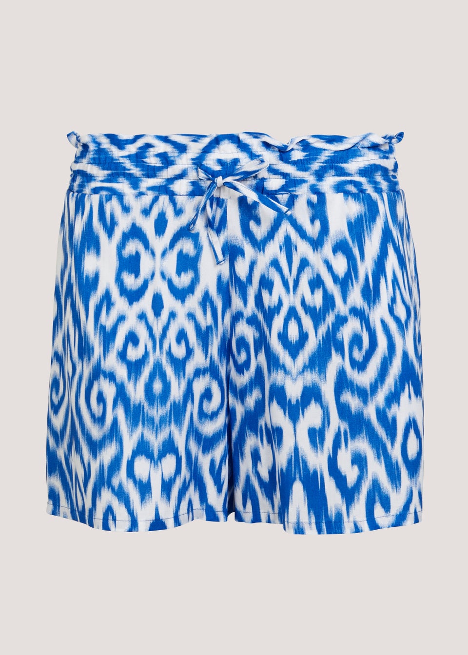 Blue Print Shorts