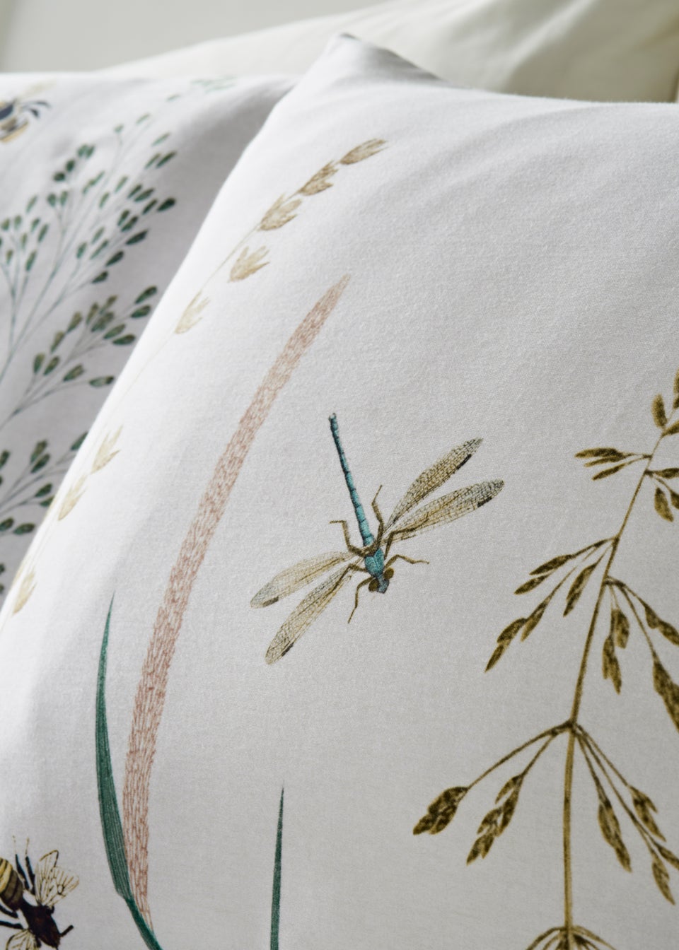 Natural Shoreline Reeds 100% Cotton Reversible Duvet Cover