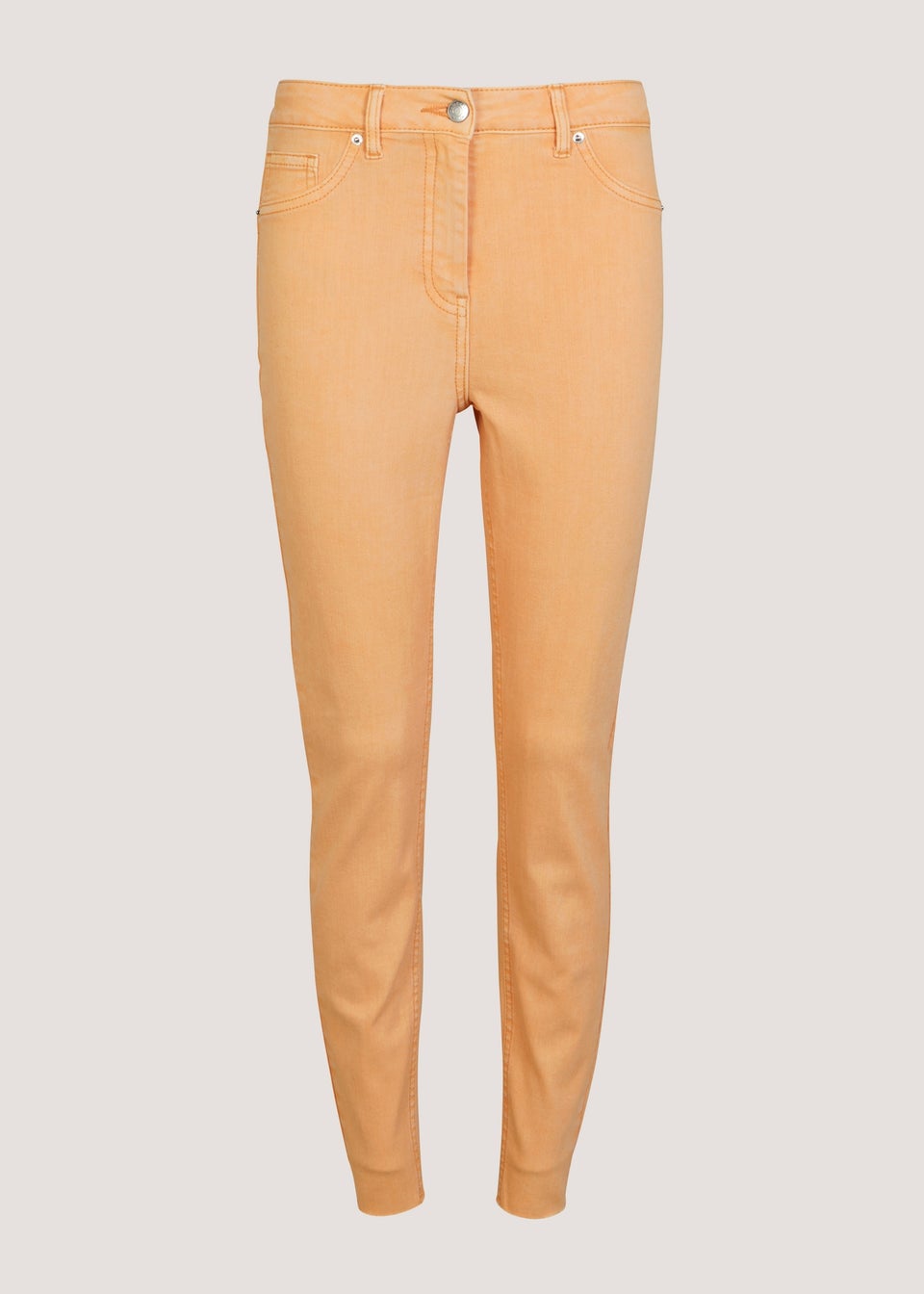 April Orange Ankle Grazer Super Skinny Jeans
