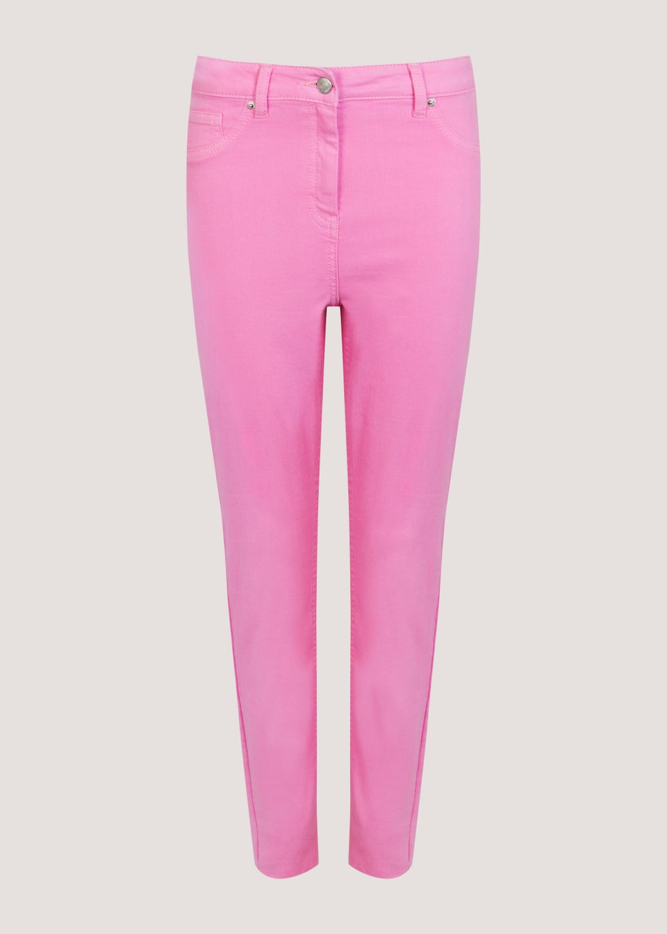 April Pink Ankle Grazer Super Skinny Jeans - Matalan