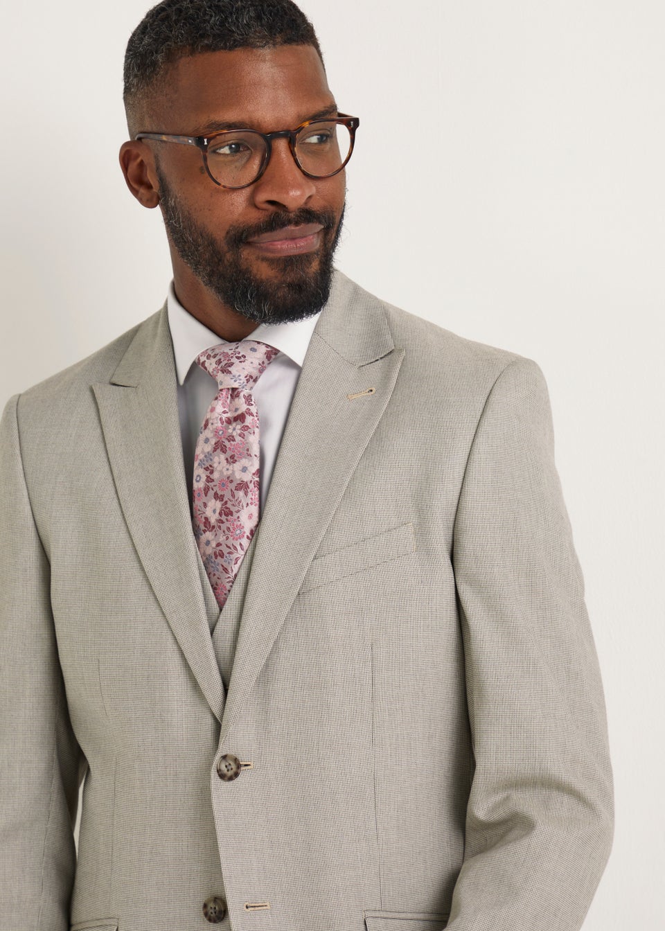 Taylor Wright Freeman Stone Slim Fit Jacket Matalan