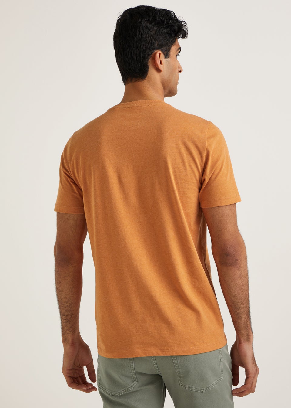 Orange Paradise Print T-Shirt