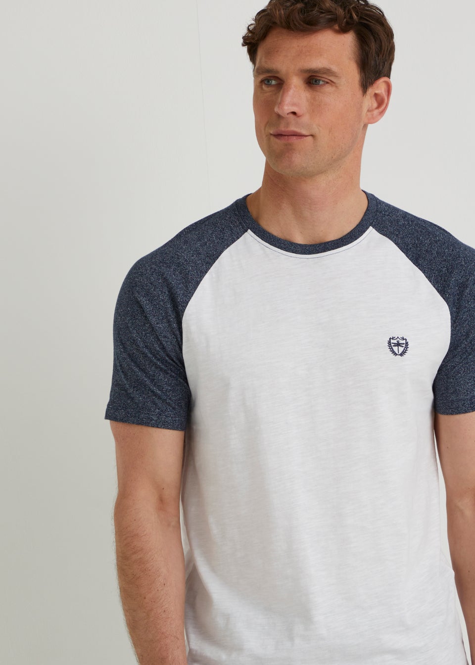 White Raglan T Shirt