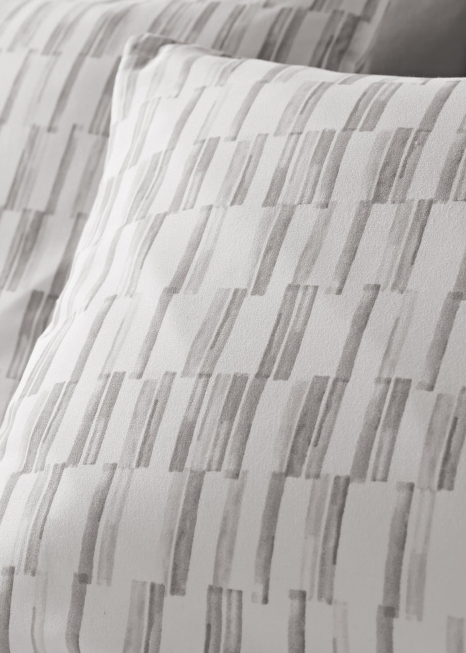 Grey Watermark Print Duvet Cover
