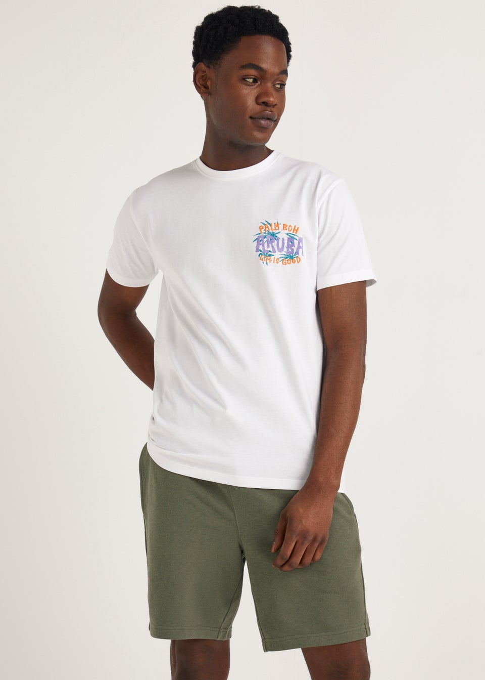 Khaki Essential Jogger Shorts