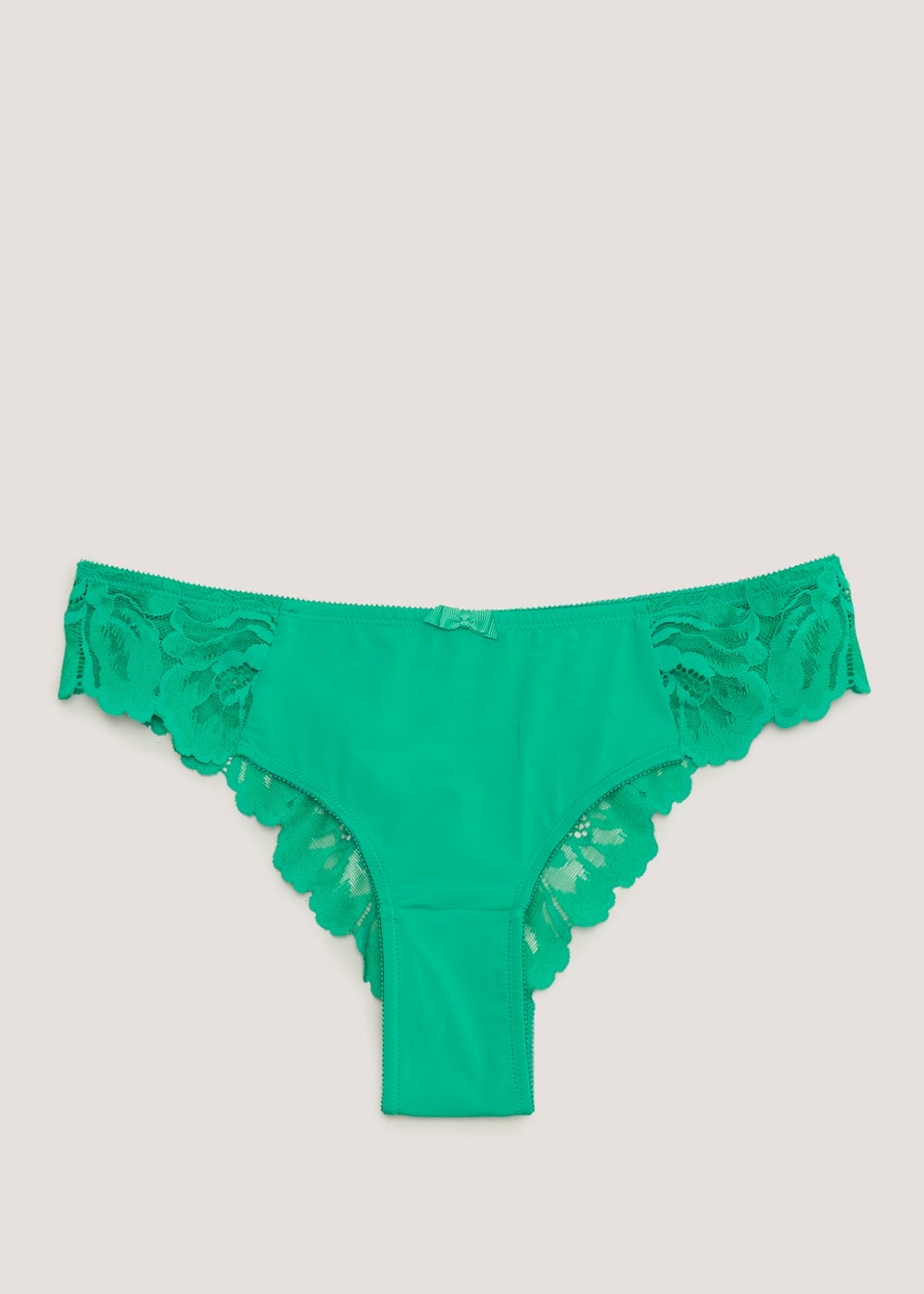 Green Lace Brazilian Knickers