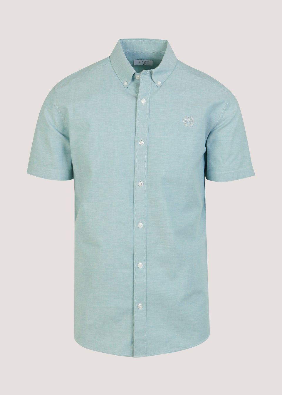 Green Short Sleeve Oxford Shirt