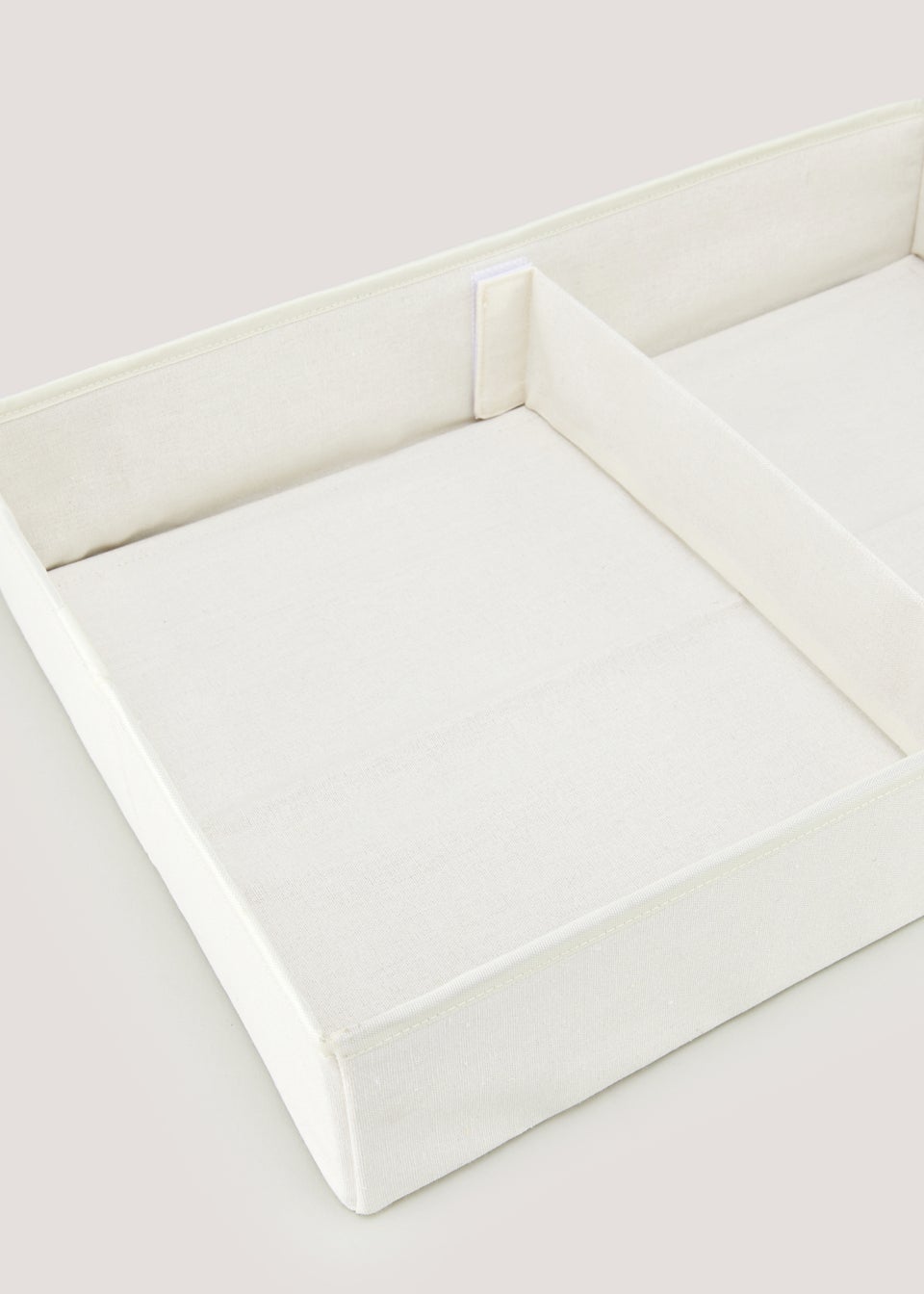 Cream Canvas Wardrobe Organiser (10cm x 50cm x 50cm)