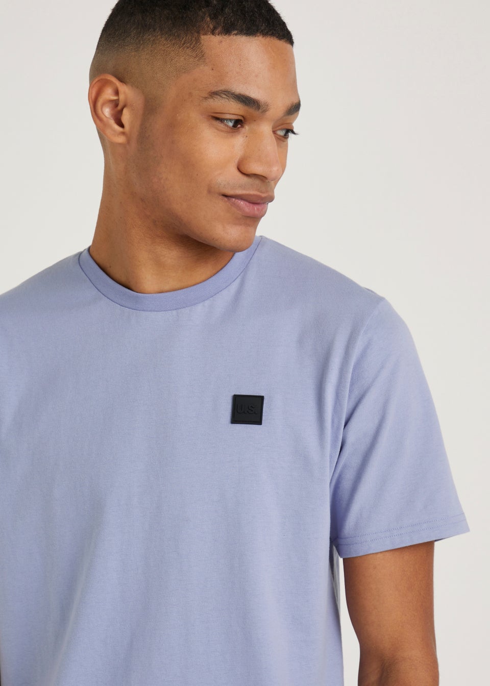 US Athletic Lilac Badge T-Shirt - Matalan