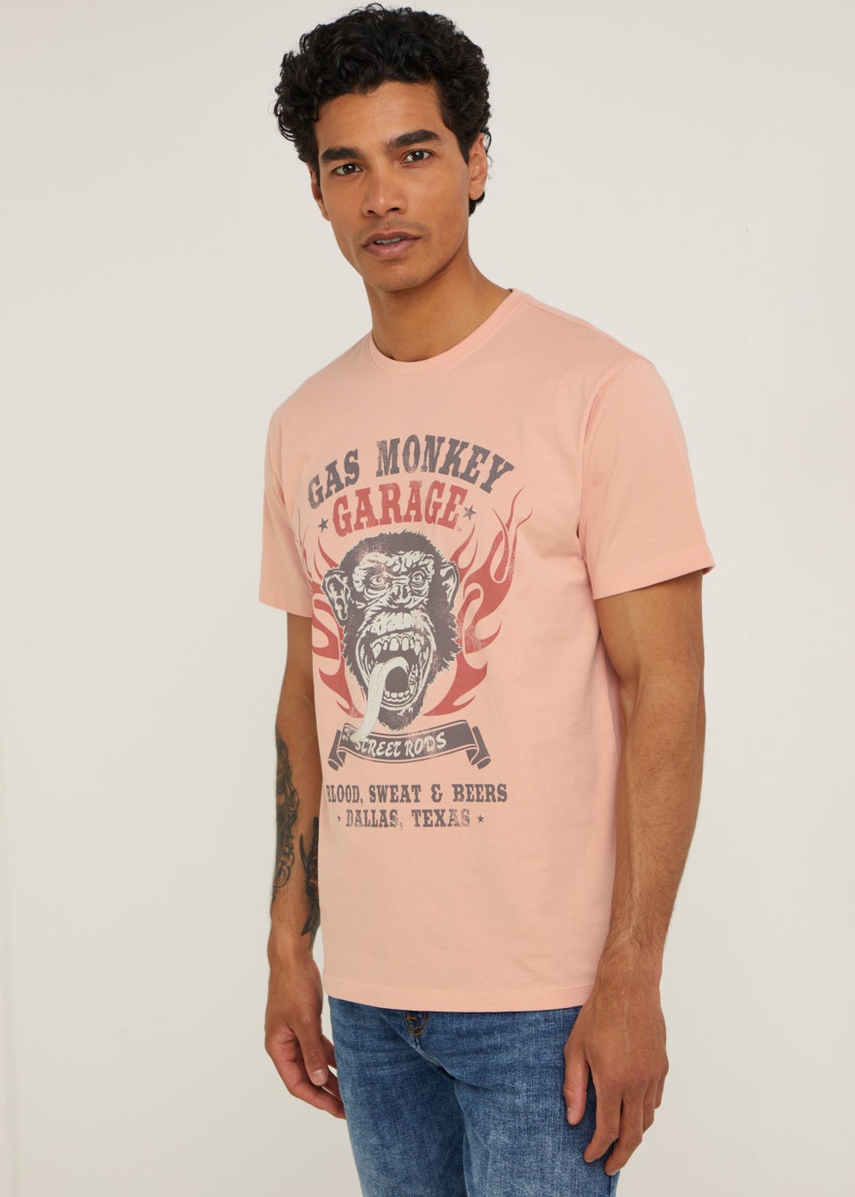 Pink Gas Monkey T-Shirt