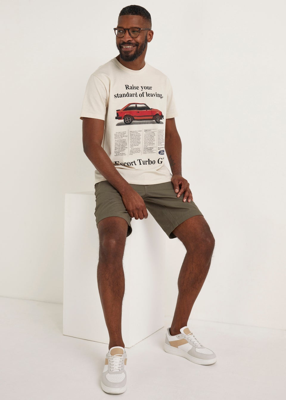 Ecru Ford Escort T-Shirt