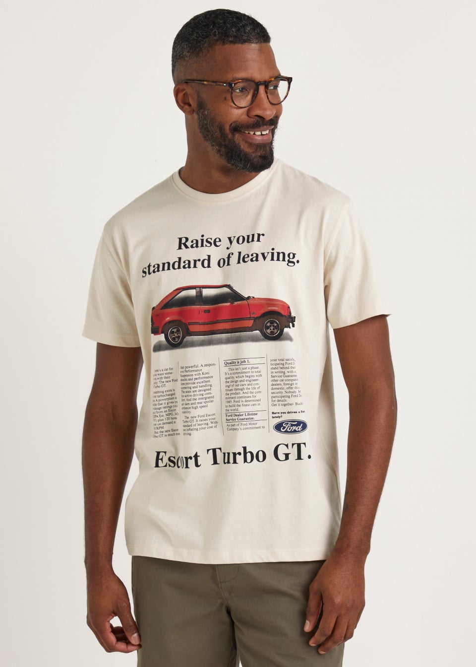 Ecru Ford Escort T-Shirt
