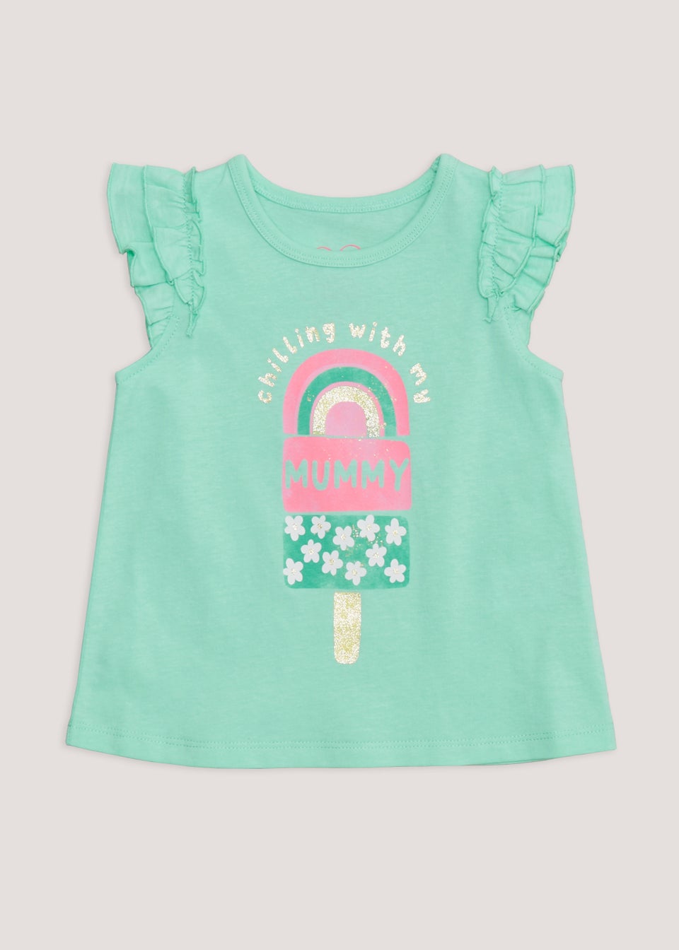 Girls Lime Ice Lolly Print T-Shirt (9mths-6yrs)