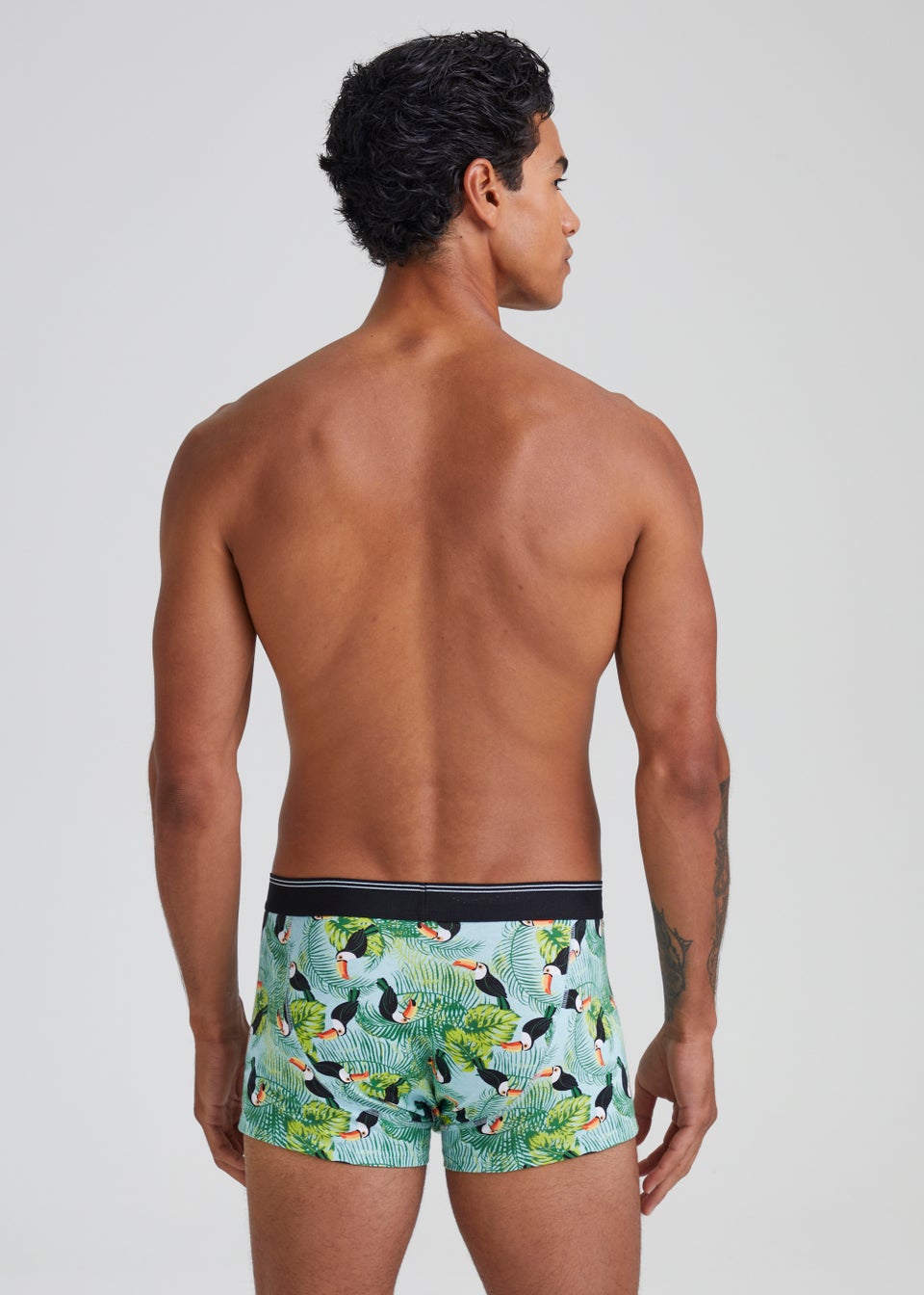 3 Pack Green Toucan Print Hipsters