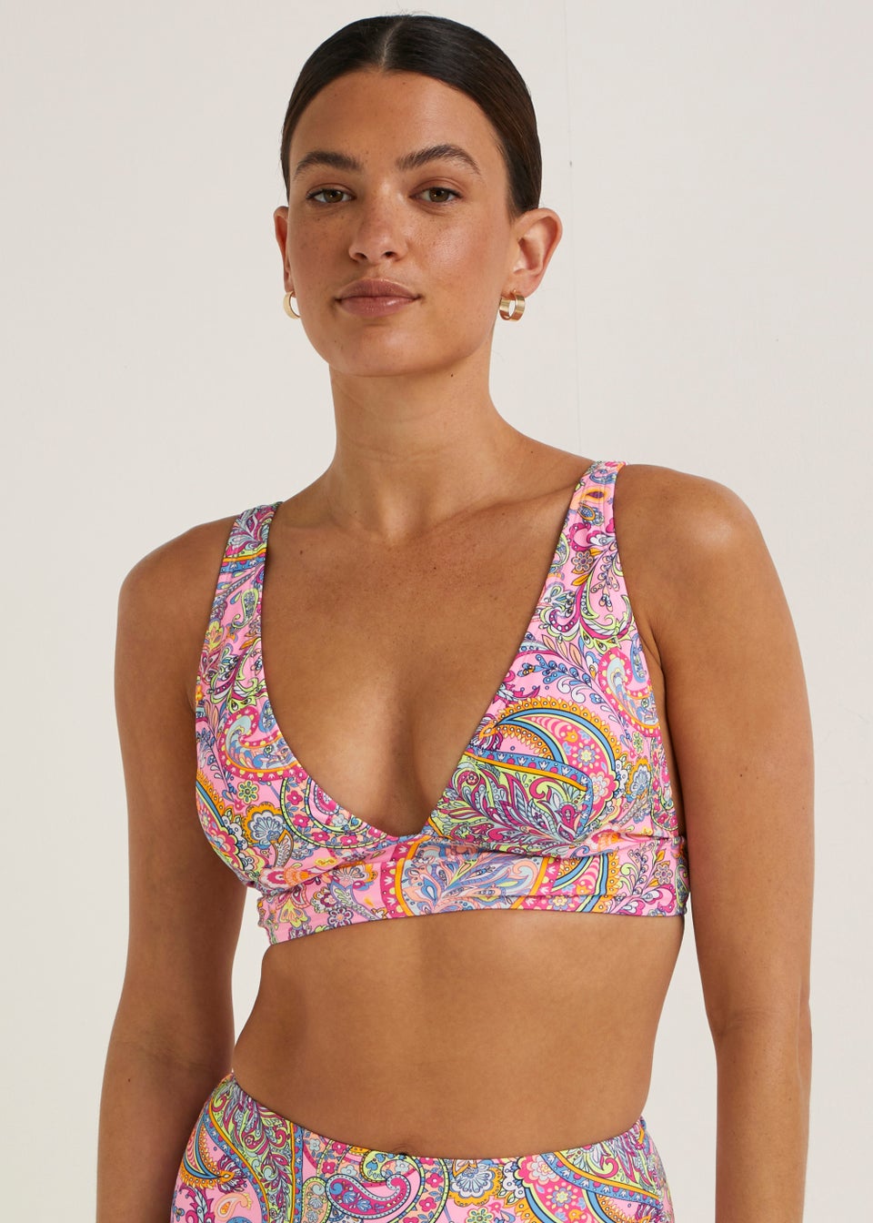 Paisley bikini top clearance