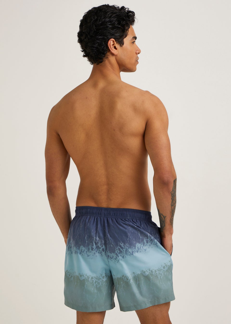 Blue Summer Wave Shorts