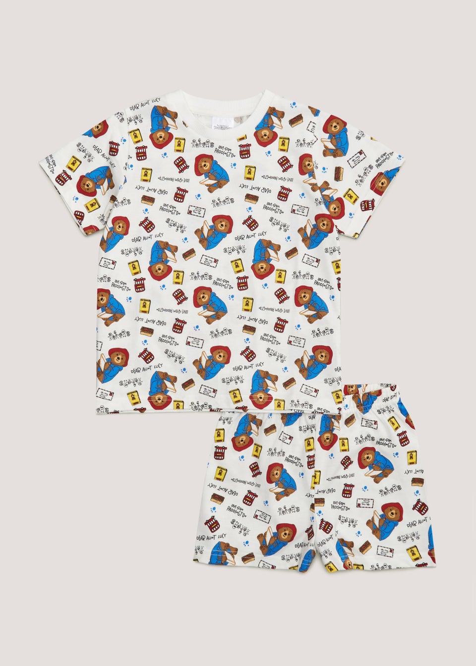 Kids Cream Paddington T-Shirt & Shorts Set (12mths-6yrs)