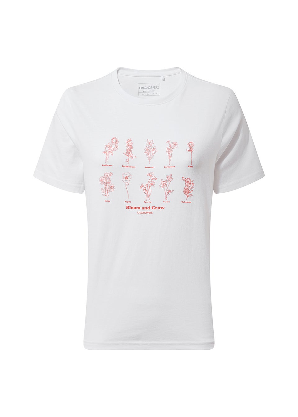 Craghoppers White Malibo T-Shirt