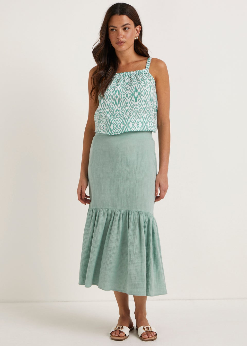 Midi top skirt matalan