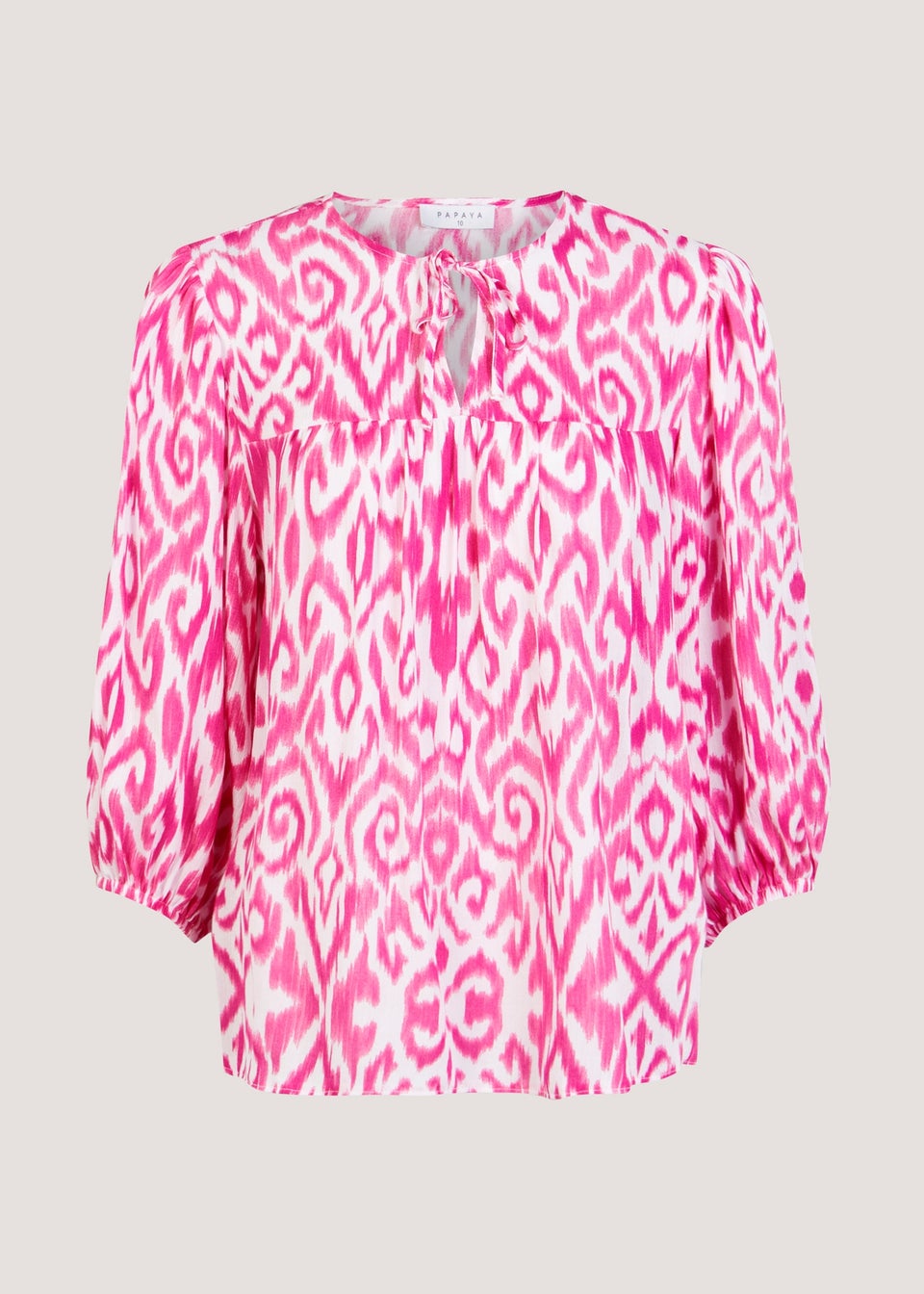 Pink Aztec Blouse