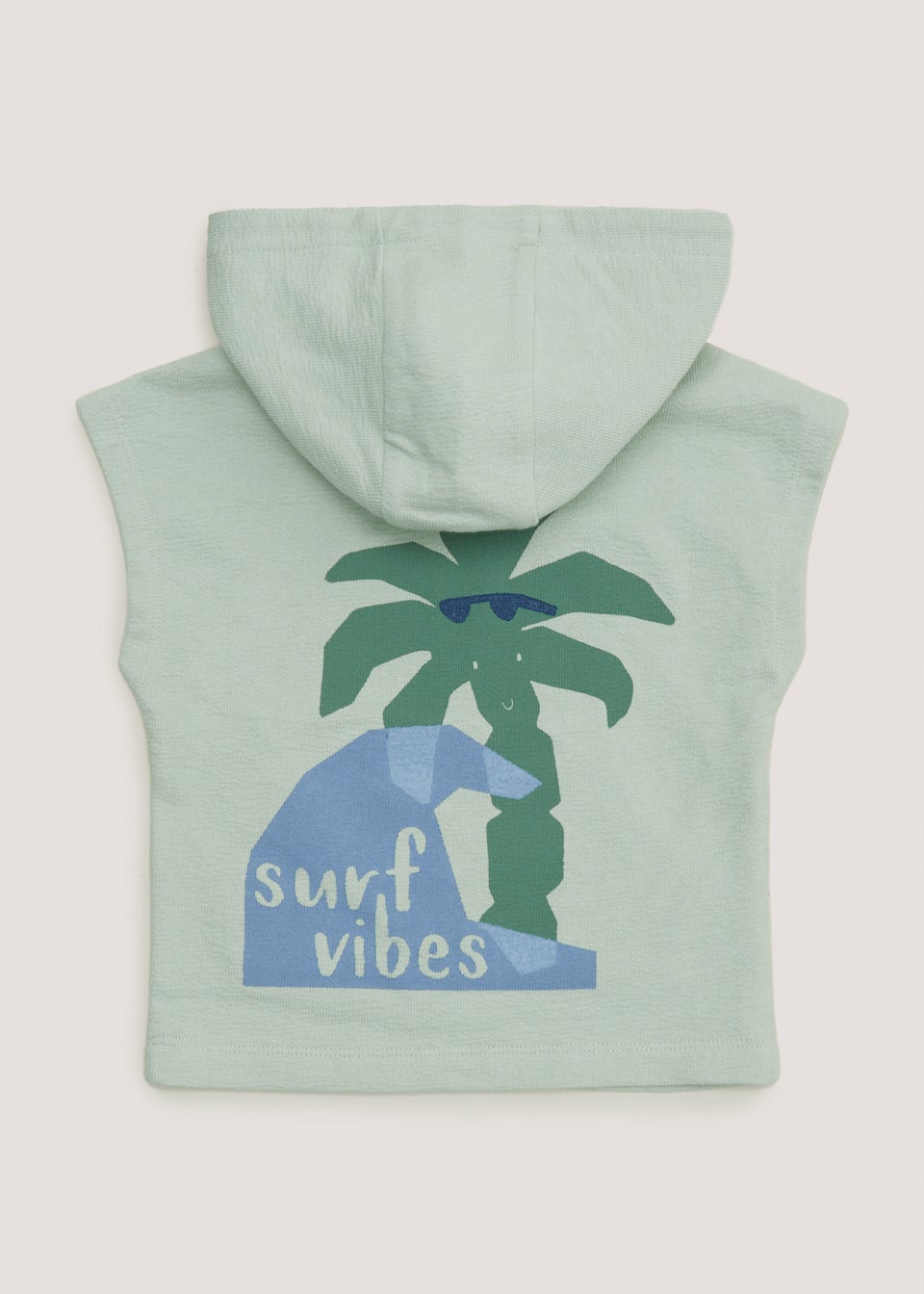 Boys Sage Sleeveless Hoodie & Shorts Set (9mths-6yrs)