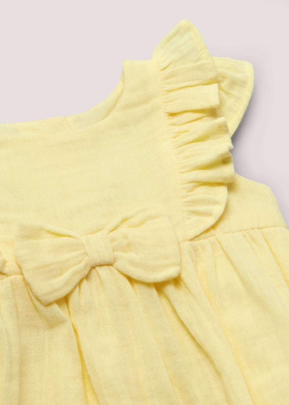 Baby Lemon Double Cloth Romper (Newborn-18mths)