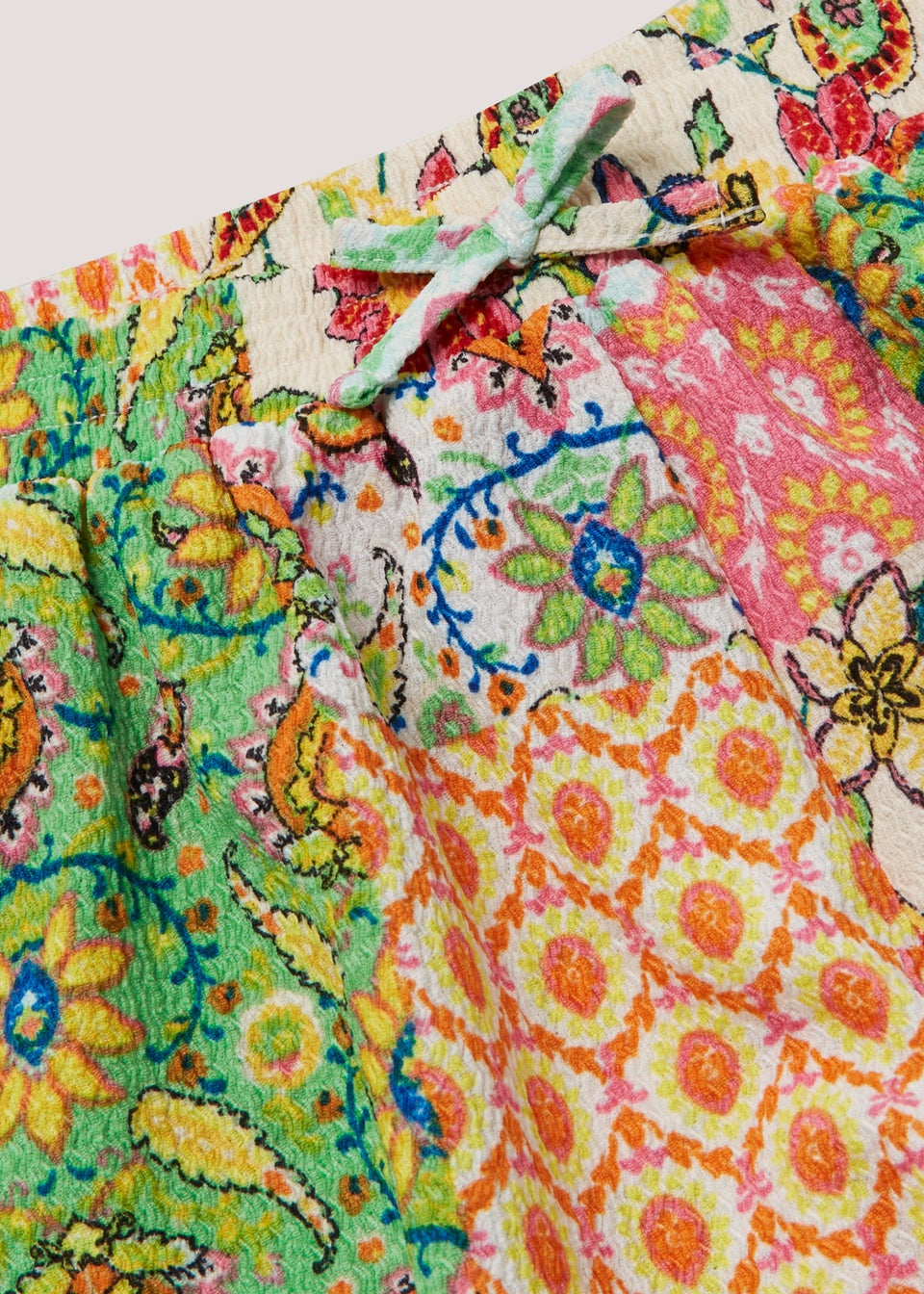 Girls Multicoloured Floral Crinkle Shorts (4-13yrs) - Matalan
