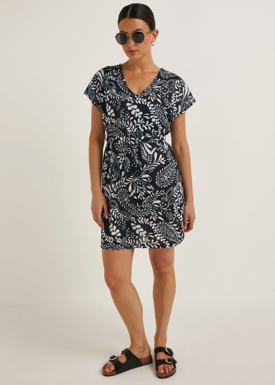 Matalan black kaftan hotsell