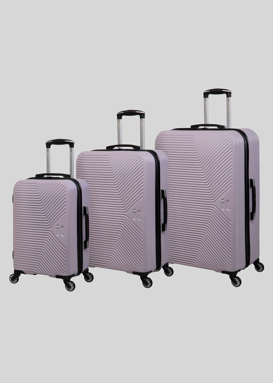 IT Luggage Lilac Hard Shell Suitcase Matalan